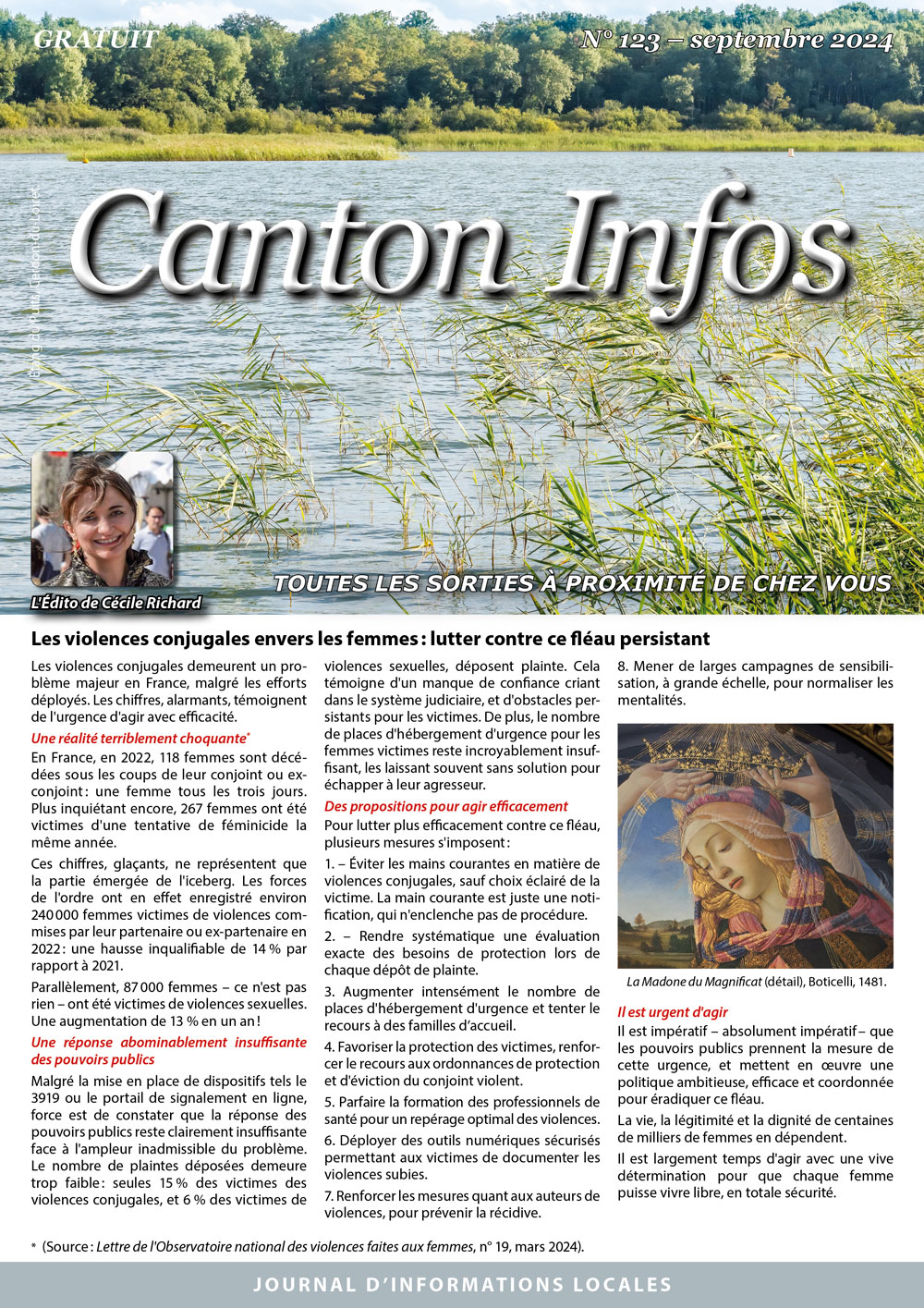 Cantons Infos n°123 septembre 2024